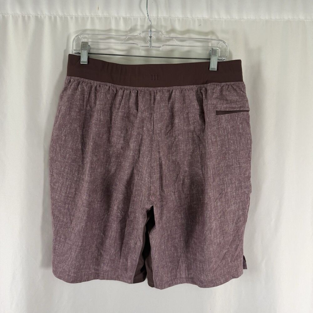 Lululemon Athletic Shorts Men's Large Purple Lined Pockets Drawstring - Picture 6 of 10